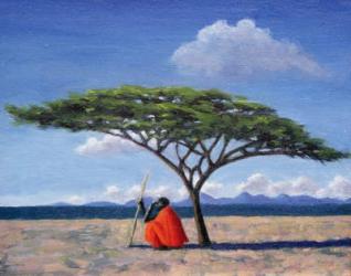 The Shady Tree, 1992 (oil on canvas) | Obraz na stenu
