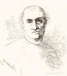 Fra Bartolomeo or Fra Bartolommeo (di Pagholo), 1472 1517 aka Baccio della Porta. Italian Renaissance artist. From Histoire des Peintres, École Florentine, published 1876 (litho) | Obraz na stenu