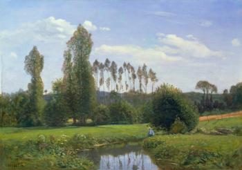 View at Rouelles, 1858 | Obraz na stenu