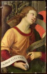 Angel, from the polyptych of St. Nicolas of Tolentino, 1501 (oil on panel) | Obraz na stenu