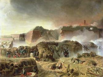 Siege of Antwerp, 23rd December 1832 (oil on canvas) | Obraz na stenu