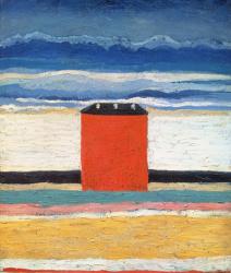 Red House, 1932 (oil on canvas) | Obraz na stenu