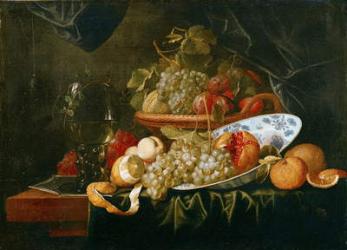 Still Life of Fruit (oil on canvas) | Obraz na stenu
