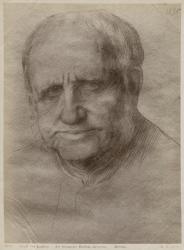 Sir Francis Seymour Haden, etcher, 1895 (goldpoint on paper) (see also 414599) | Obraz na stenu