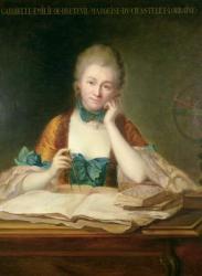 Madame de Chatelet-Lomont (1706-41) (oil on canvas) | Obraz na stenu