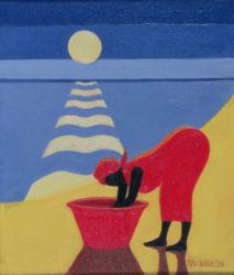 By the Sea Shore, 1998 (oil on canvas) | Obraz na stenu
