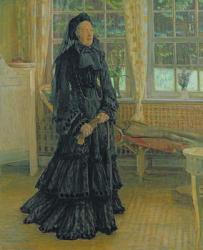 Marie Zacharias (1828-1907) Rainy Day, 1904 (oil on canvas) | Obraz na stenu