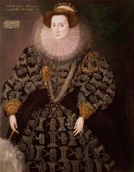 Frances Clinton, Lady Chandos (1552-1623), 1589 (oil on canvas transferred from panel) | Obraz na stenu