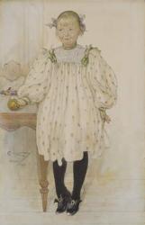 Martha Winslow as a Girl, 1896 (w/c on paper) | Obraz na stenu