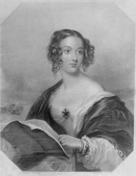 Emily Mary, Countess Cowper (engraving) | Obraz na stenu