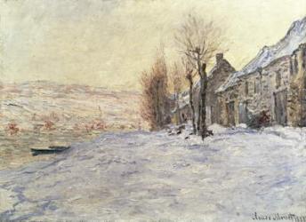 Lavacourt under Snow, c.1878-81 (oil on canvas) | Obraz na stenu