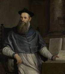 Portrait of Daniele Barbaro (1513-70) (oil on canvas) | Obraz na stenu