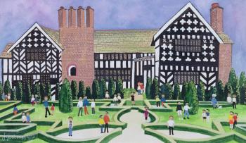 Little Moreton Hall, 1995 (w/c) | Obraz na stenu