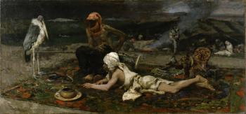 Hindu Snake Charmers, 1869 (oil on canvas) | Obraz na stenu