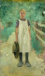 A Farmgirl, 1895 (oil on canvas) | Obraz na stenu