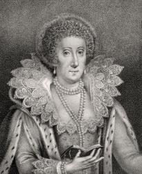 Mary Herbert, illustration from 'A catalogue of Royal and Noble Authors, Volume II', published in 1806 (litho) | Obraz na stenu