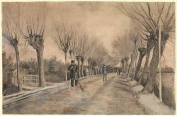 Road in Etten, 1881 (chalk, pencil, pastel, w/c, pen and brown ink) | Obraz na stenu