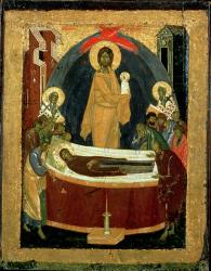 The Dormition, c.1392 (tempera on panel) | Obraz na stenu