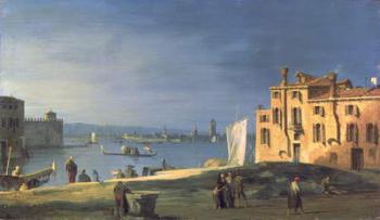 View of Venice (oil on canvas) | Obraz na stenu