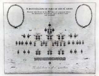 A Battalion of Part of his Majesty's Army (engraving) | Obraz na stenu