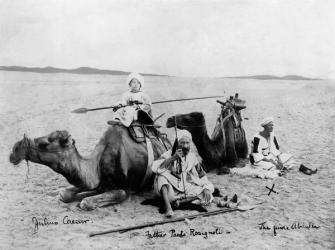 Father Paolo Rosignoli in Africa, c.1885 (b/w photo) | Obraz na stenu