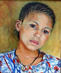 Girl with Braids 2008 | Obraz na stenu