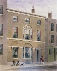 Plumbers Hall in Great Bush Lane, Cannon Street, 1851 (w/c on paper) | Obraz na stenu