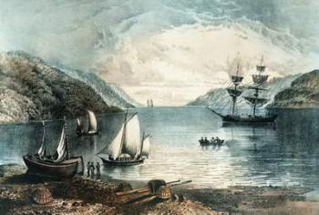 The Bay of Annapolis, c.1880 (colour litho) | Obraz na stenu
