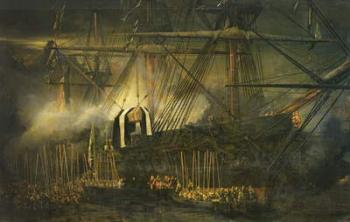 The Shipment of Napoleon's Ashes Aboard the 'Belle-Poule' at Saint Helena, 15th October 1840, 1842 (oil on canvas) | Obraz na stenu