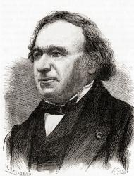 Jean Baptiste André Dumas, from 'Les Merveilles de la Science', published c.1870 (engraving) | Obraz na stenu