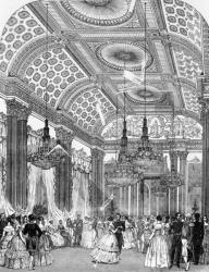 Polka Dance at a state ball at Buckingham Palace, 1848 (engraving) | Obraz na stenu