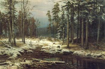 First Snow, 1875 (oil on canvas) | Obraz na stenu