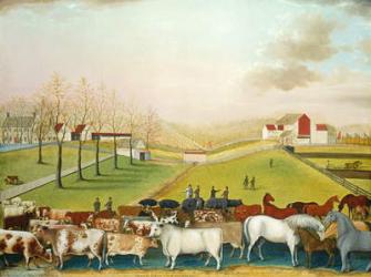 The Cornell Farm, 1848 (oil on canvas) | Obraz na stenu