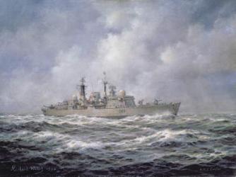 H.M.S. Exeter, Type 42 (Batch 2) Destroyer, 1990 | Obraz na stenu