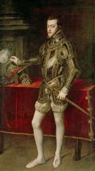 King Philip II (1527-98) 1550 (oil on canvas) | Obraz na stenu