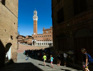 Duomo, or cathedral, Siena, Tuscany, Italy (photo) | Obraz na stenu