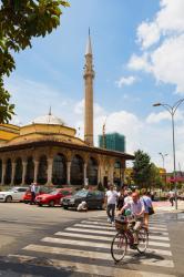 Tirana, Albania. The Et'hem Bey mosque. (photo) | Obraz na stenu