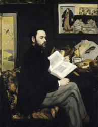 Portrait of Emile Zola (1840-1902) 1868 (oil on canvas) | Obraz na stenu