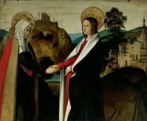 The Visitation, c.1500 (oil on panel) | Obraz na stenu