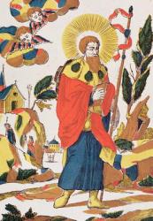 Devotional Prayer to St. James (coloured engraving) | Obraz na stenu