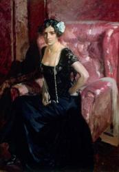 Clotilde in an Evening Dress, 1910 (oil on canvas) | Obraz na stenu