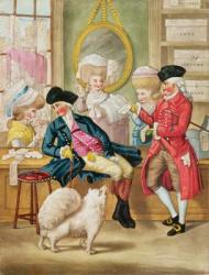 The Morning Ramble or the Milliners Shop, 1782 (hand-coloured mezzotint) | Obraz na stenu