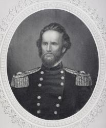Portrait of Nathaniel Lyon (1818-61) (litho) | Obraz na stenu
