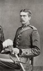 Lord Kitchener as a young officer of the Royal Engineers. Field Marshal Horatio Herbert Kitchener, 1st Earl Kitchener, 1850  1916. British Field Marshal. From Field Marshal Lord Kitchener, His Life and Work for the Empire, published 1916. | Obraz na stenu