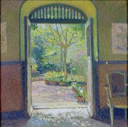 A Garden in the Sunshine (oil on canvas) | Obraz na stenu