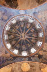 Istanbul, Turkey. Byzantine Church of St. Saviour in Chora. The Virgin and Child fresco in the dome of the parecclesion. | Obraz na stenu