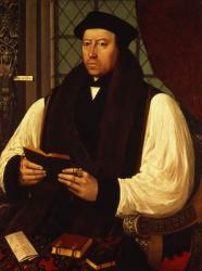 Portrait of Thomas Cranmer (1489-1556) 1546 (oil on panel) | Obraz na stenu