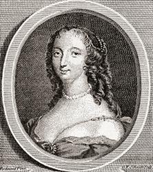 Anne "Ninon" de l'Enclos aka Ninon de Lenclos and Ninon de Lanclos, 1620  1705. French author, courtesan, freethinker and patron of the arts. From Illustrierte Sittengeschichte vom Mittelalter bis zur Gegenwart by Eduard Fuchs, published 1909. | Obraz na stenu