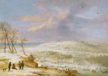 Winter, 17th century | Obraz na stenu