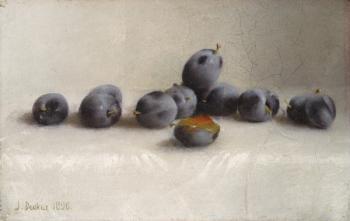 Twelve Plums, 1896 (oil on canvas) | Obraz na stenu